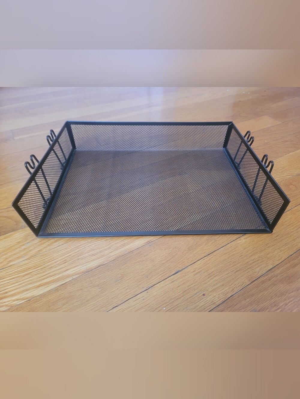 STAPLES Metal Mesh Stacking Paper Letter Tray